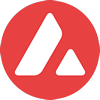 Avalanche AVAX token — handelbar auf Franc Profitence